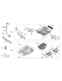 Racks Assy parts for Kenmore Dishwasher 630.16304404 (63016304404, 630 16304404) from AppliancePartsPros.com
