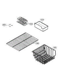 Freezer Parts parts for Lg Refrigerator LBN22515SB/00 from AppliancePartsPros.com