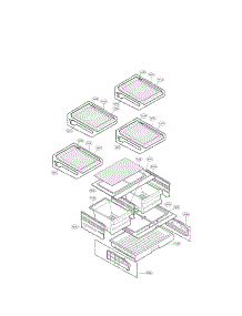 Refrigerator Parts parts for Lg Refrigerator LFX25961AL/01 from AppliancePartsPros.com