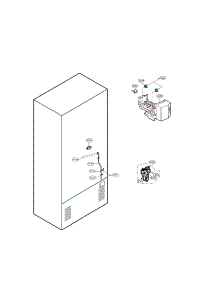 Ice Maker parts for Lg Refrigerator LDC22720ST/00 from AppliancePartsPros.com