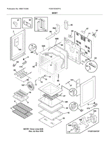 Body parts for Frigidaire Range FGEF3036TFG from AppliancePartsPros.com
