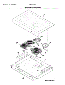 Top / Drawer / Small Door parts for Frigidaire Range FGEF4085TSC from AppliancePartsPros.com