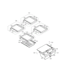 Refrigerator Parts parts for Lg Refrigerator LBN22515WW/00 from AppliancePartsPros.com