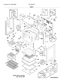 Body parts for Frigidaire Range FGIF3036TFE from AppliancePartsPros.com