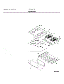 Top / Drawer parts for Frigidaire Range FGIF3036TFE from AppliancePartsPros.com
