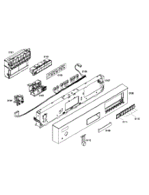 Control Panel parts for Kenmore Dishwasher 630.16302406 (63016302406, 630 16302406) from AppliancePartsPros.com
