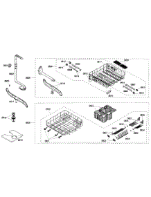 Rack Assy parts for Kenmore Dishwasher 630.16302406 (63016302406, 630 16302406) from AppliancePartsPros.com