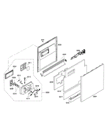 Door Assy parts for Kenmore Dishwasher 630.16302406 (63016302406, 630 16302406) from AppliancePartsPros.com