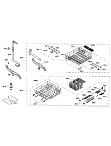 Basket / Rack Assy parts for Kenmore Dishwasher 630.16303406 (63016303406, 630 16303406) from AppliancePartsPros.com