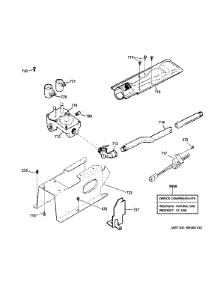 Gas Valve & Burner Assembly parts for Ge Dryer DMCD330GJ3WC from AppliancePartsPros.com