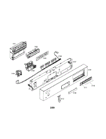 Facia Panel / Controls parts for Kenmore Dishwasher 630.16309406 (63016309406, 630 16309406) from AppliancePartsPros.com