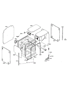 Cabinet Assy parts for Kenmore Dishwasher 630.16309403 (63016309403, 630 16309403) from AppliancePartsPros.com