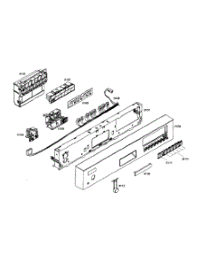 Control Panel parts for Kenmore Dishwasher 630.16309403 (63016309403, 630 16309403) from AppliancePartsPros.com