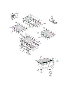 Refrigerator Parts parts for Lg Refrigerator LFD22860ST/00 from AppliancePartsPros.com