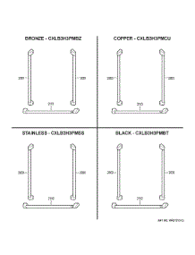 Cafe Customization parts for Ge Refrigerator CFE28UP3MBD1 from AppliancePartsPros.com