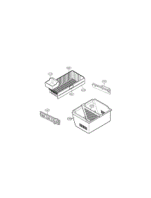 Freezer Parts parts for Lg Refrigerator LFD22860ST/00 from AppliancePartsPros.com