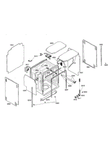 Cabinet Assy parts for Kenmore Dishwasher 630.16309402 (63016309402, 630 16309402) from AppliancePartsPros.com