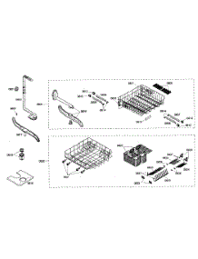 Rack Assy parts for Kenmore Dishwasher 630.16309402 (63016309402, 630 16309402) from AppliancePartsPros.com