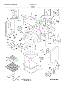 Body parts for Frigidaire Range CFIF3054TSD from AppliancePartsPros.com