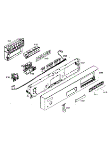 Control Panel parts for Kenmore Dishwasher 630.16309401 (63016309401, 630 16309401) from AppliancePartsPros.com