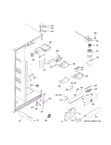 Fresh Food Section parts for Ge Refrigerator GSS25GSHJCSS from AppliancePartsPros.com