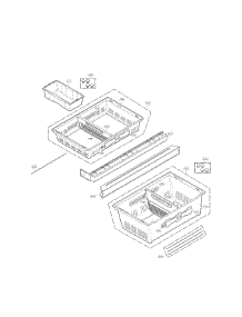 Freezer Compartment Parts parts for Lg Refrigerator LMX30995ST/00 from AppliancePartsPros.com