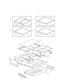 Refrigerator Compartment Parts parts for Lg Refrigerator LMX30995ST/00 from AppliancePartsPros.com