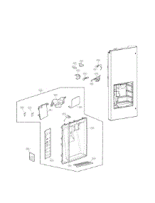 Ice And Dispenser Parts parts for Lg Refrigerator LMX30995ST/00 from AppliancePartsPros.com