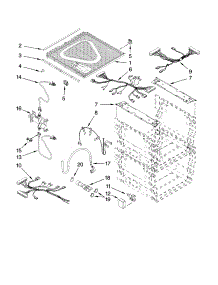 Frame And Lid Parts parts for Kenmore Dishwasher 465.13349600 (46513349600, 465 13349600) from AppliancePartsPros.com