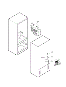 Ice And Water Maker parts for Lg Refrigerator LFC23760SW/00 from AppliancePartsPros.com