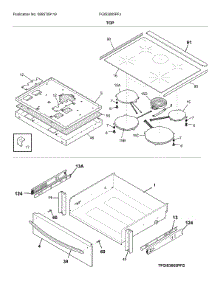 Top parts for Frigidaire Range FGIS3065PFJ from AppliancePartsPros.com