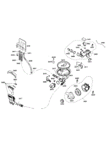 Pump Assy parts for Kenmore Dishwasher 630.16303402 (63016303402, 630 16303402) from AppliancePartsPros.com
