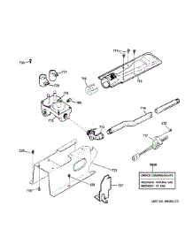 Gas Valve & Burner Assembly parts for Ge Dryer DMCD330GJ4WC from AppliancePartsPros.com