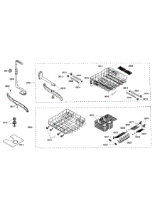 Rack Assy parts for Kenmore Dishwasher 630.16303401 (63016303401, 630 16303401) from AppliancePartsPros.com