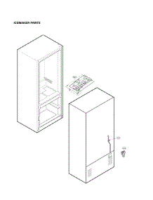 Ice Maker Parts parts for Lg Refrigerator LDCS24223S/00 from AppliancePartsPros.com
