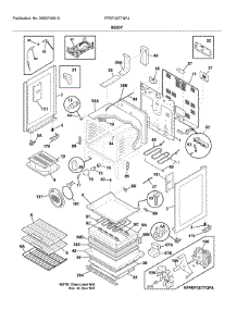 Body parts for Frigidaire Range FPEF3077QFJ from AppliancePartsPros.com