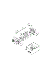 Freezer Parts Assembly Parts parts for Lg Refrigerator LFC21770ST/03 from AppliancePartsPros.com