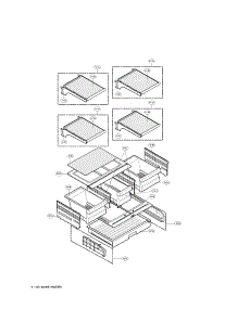 Refrigerator Parts Assembly parts for Lg Refrigerator LFC21770ST/03 from AppliancePartsPros.com