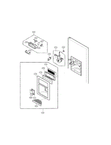 Dispenser Parts parts for Lg Refrigerator LFX25960TT/00 from AppliancePartsPros.com