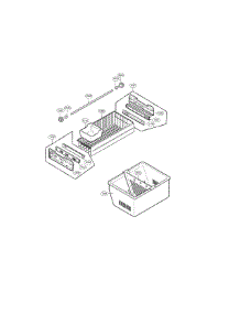 Freezer Parts parts for Lg Refrigerator LFX25960TT/00 from AppliancePartsPros.com
