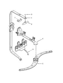 Upper Wash & Rinse parts for Kenmore Dishwasher 665.12769K313 (66512769K313, 665 12769K313) from AppliancePartsPros.com