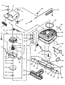 Nozzle And Motor Assembly parts for Kenmore Vacuum 860.39855 (86039855, 860 39855) from AppliancePartsPros.com