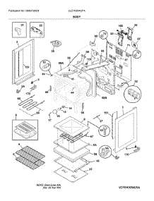 Body parts for Frigidaire Range CLEH3054UFA from AppliancePartsPros.com