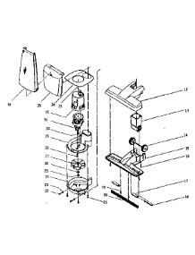 Nozzle And Motor Assembly parts for Kenmore Vacuum 208.62261 (20862261, 208 62261) from AppliancePartsPros.com