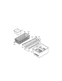 Freezer Parts parts for Lg Refrigerator LMX25985SW/01 from AppliancePartsPros.com
