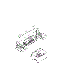 Freezer Parts parts for Lg Refrigerator LFX25961SW/00 from AppliancePartsPros.com