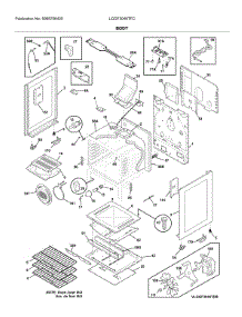 Body parts for Frigidaire Range LGGF3046TFC from AppliancePartsPros.com