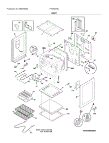Body parts for Frigidaire Range FFEF3016UBB from AppliancePartsPros.com