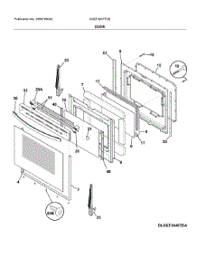 Door parts for Frigidaire Range CGEF3037TDE from AppliancePartsPros.com
