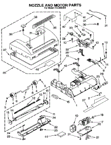 Nozzle And Motor parts for Kenmore Vacuum 116.3389491 (1163389491, 116 3389491) from AppliancePartsPros.com